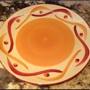 SLAH 2 Swirly Salad Plates in Siena  NIB